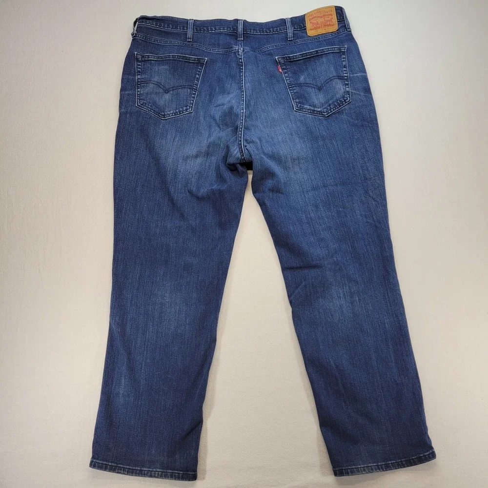 Levis 541 Jeans Mens 42x32 Blue‎ Athletic Tapered Medium Wash Mid Rise Denim